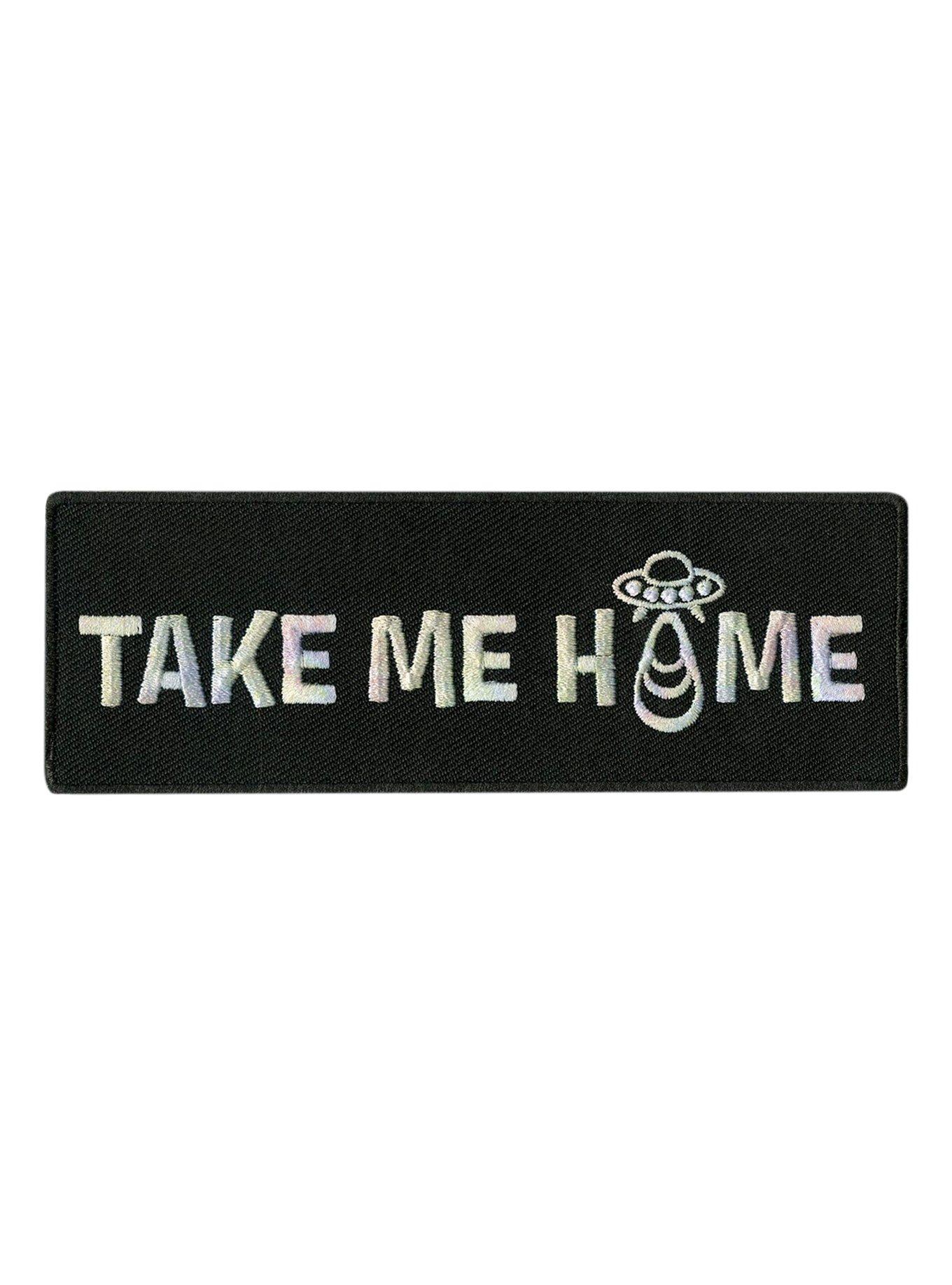 Take Me Home UFO Iron-On Patch | Hot Topic