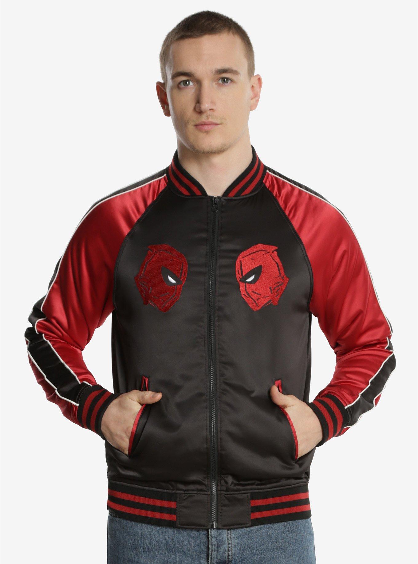 Marvel Deadpool Souvenir Jacket, BLACK, hi-res