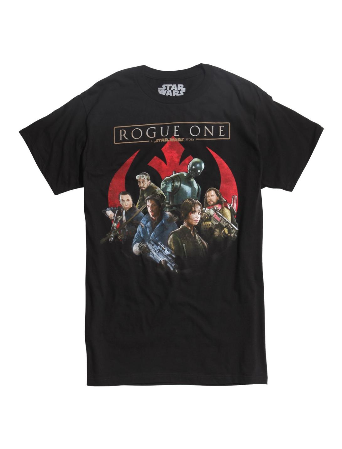 Star Wars: Rogue One Rebels T-Shirt, BLACK, hi-res