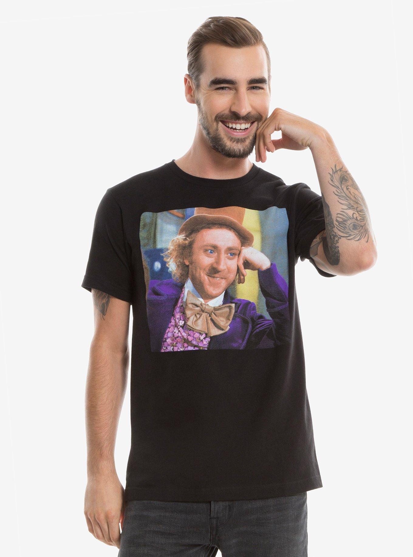 Willy Wonka & The Chocolate Factory Gene Wilder T-Shirt, BLACK, hi-res