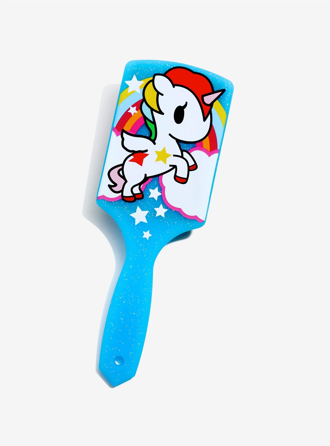 Tokidoki Unicorno Glitter Hair Brush, , hi-res