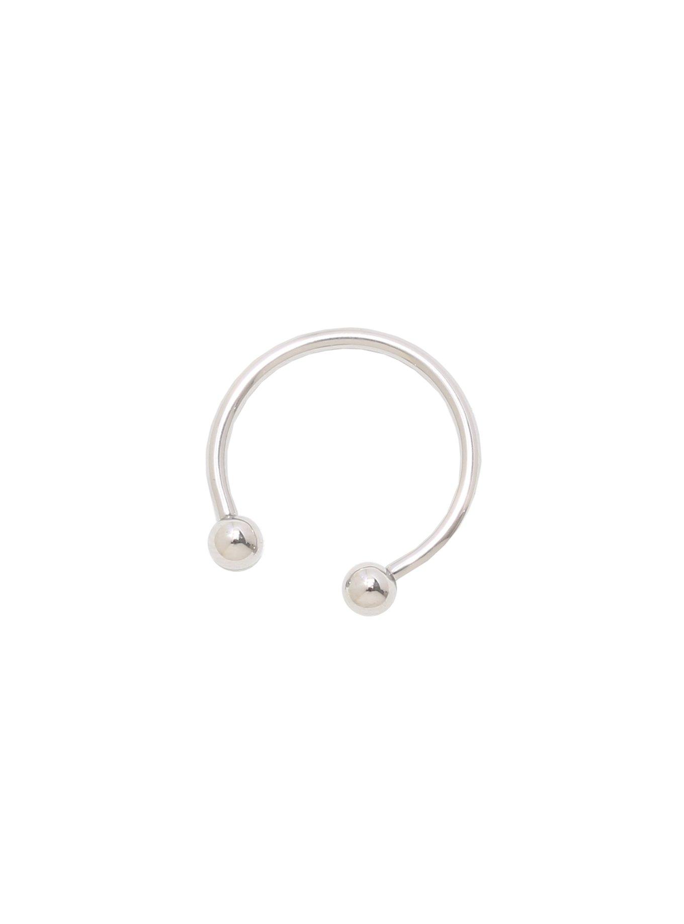 14G 5/8 Titanium Circular Barbell, , hi-res