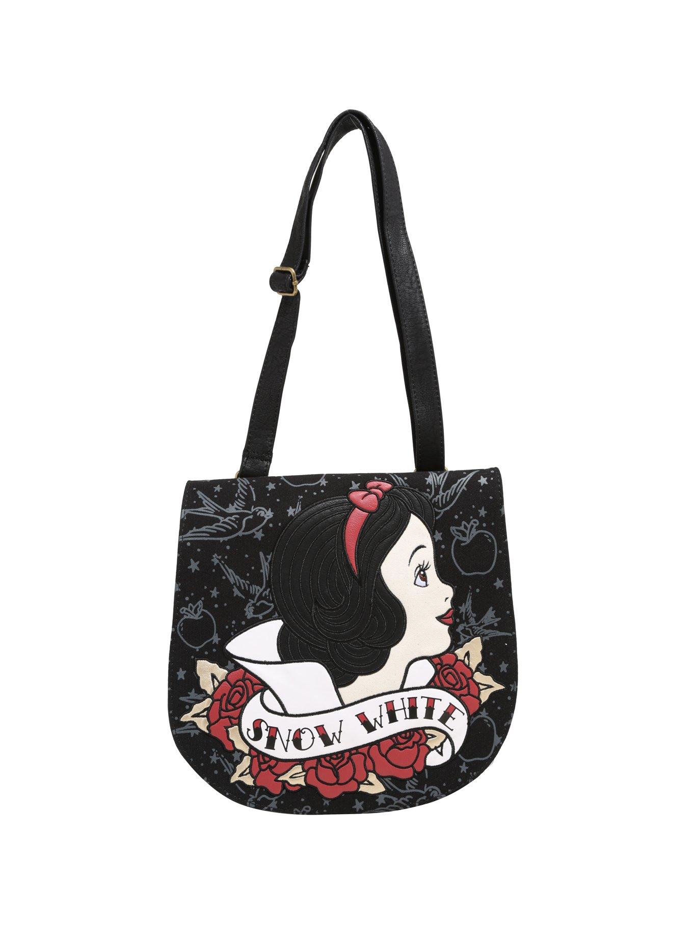 Loungefly Disney Snow White Tattoo Flash Saddle Bag, , hi-res