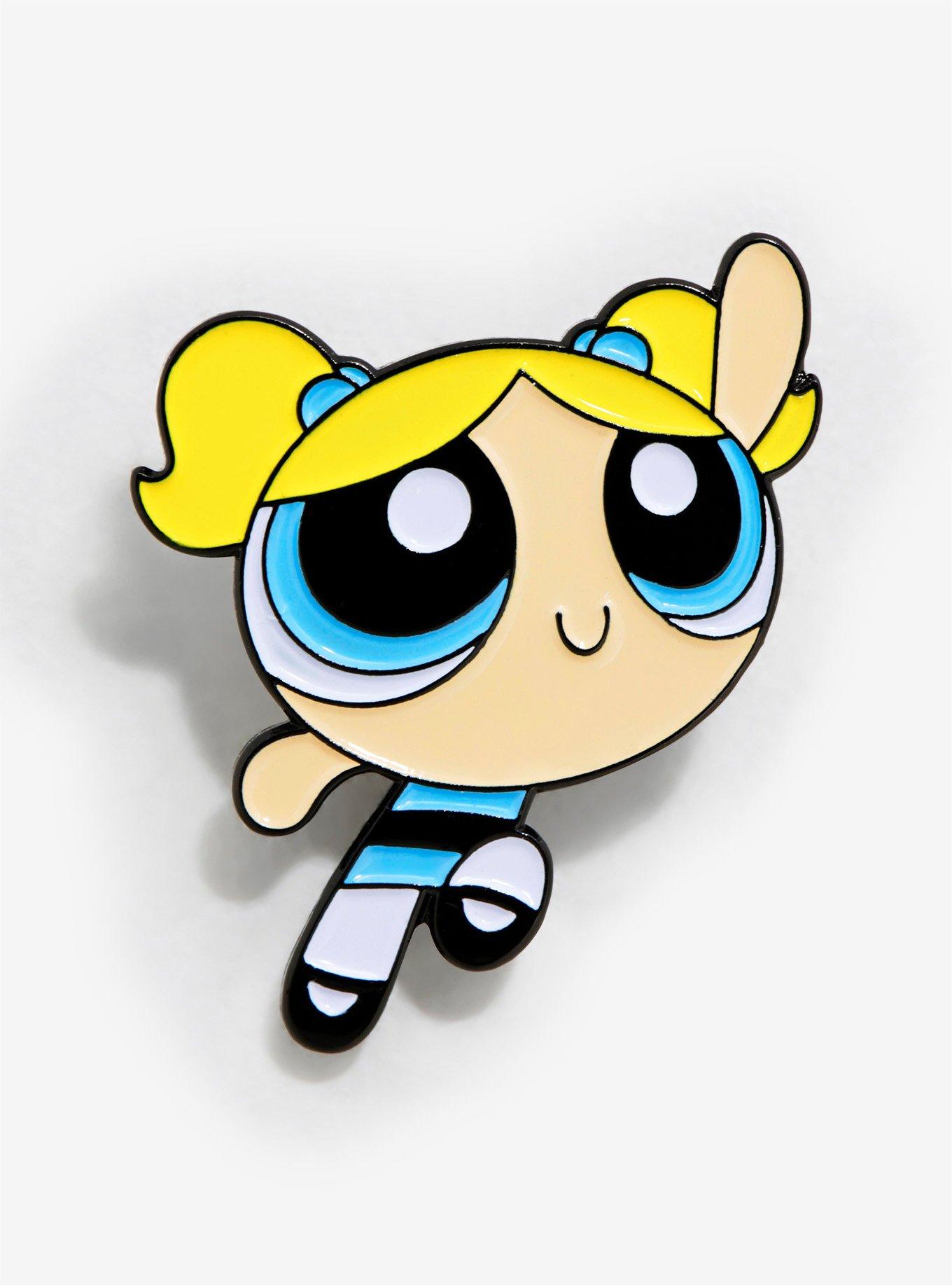 The Powerpuff Girls Bubbles Enamel Pin, , hi-res
