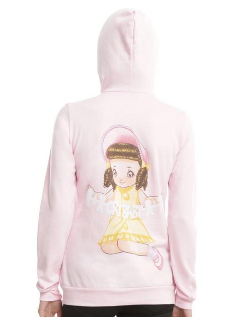 Pink crybaby hoodie on sale