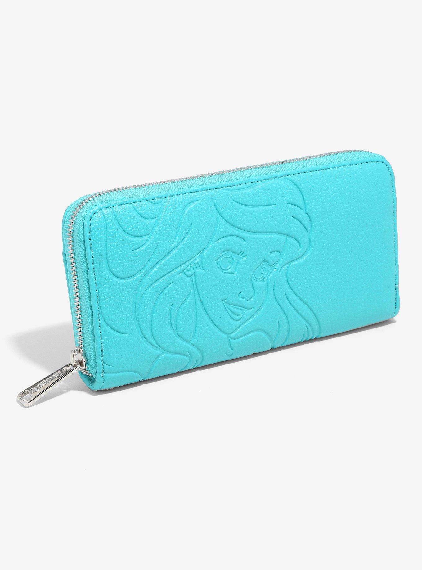 Loungefly Disney The Little Mermaid Debossed Zip Wallet, , hi-res