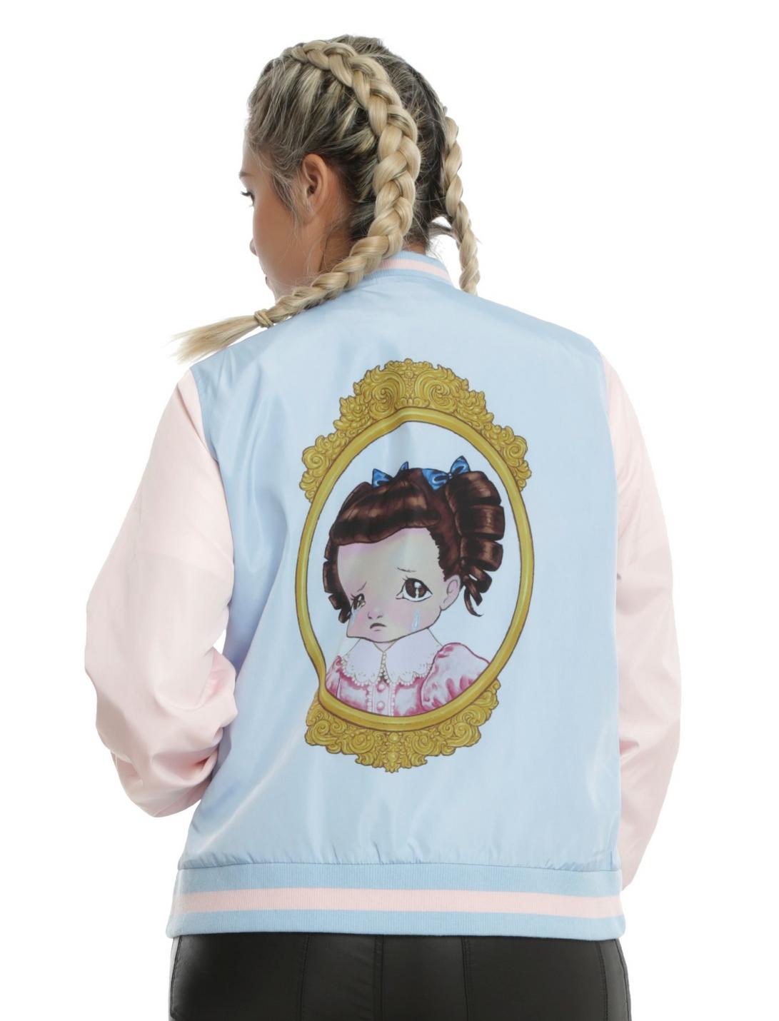 Melanie Martinez Cry Baby Girls Souvenir Jacket Plus Size, LIGHT BLUE, hi-res