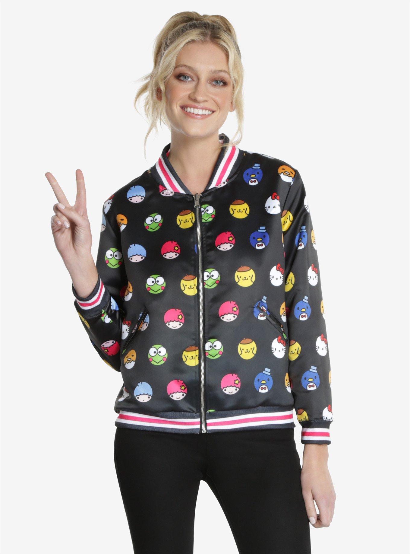 Reversible smiley sale bomber jacket