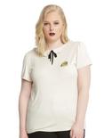 Plus Size Over The Garden Wall Greg Frog Pocket Girls Top Plus Size, IVORY, hi-res