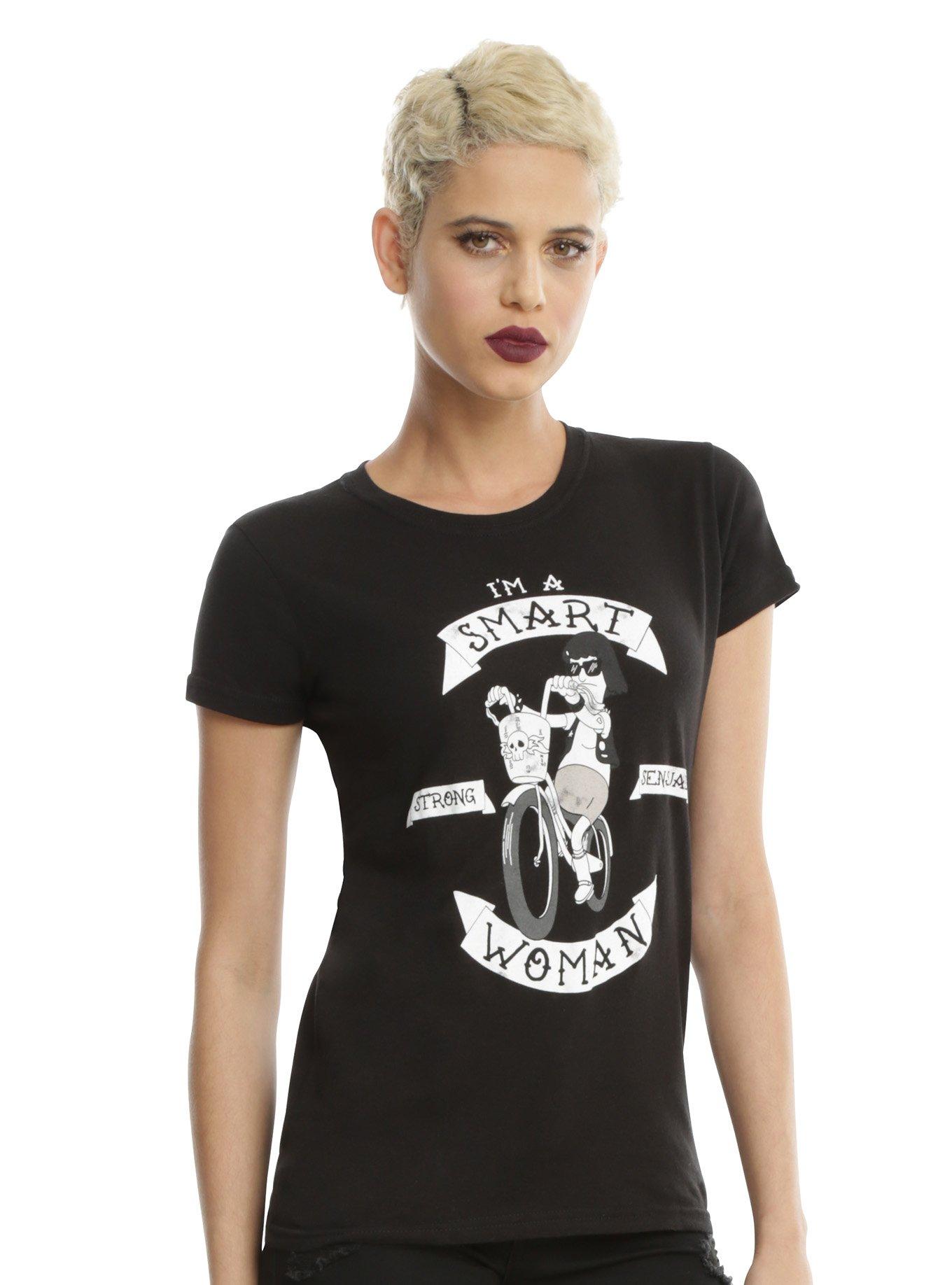 Bob's Burgers Tina Bike Girls T-Shirt, BLACK, hi-res