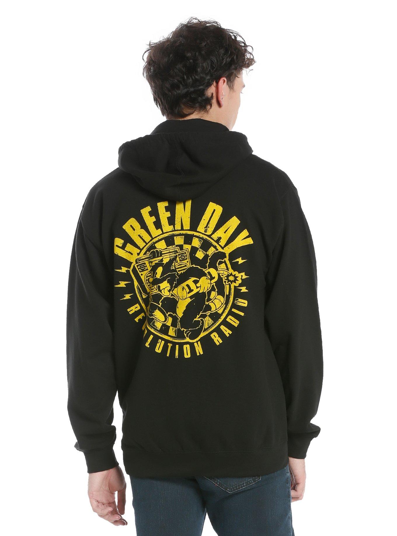 Green Day Checker Cat Hoodie, Hot Topic