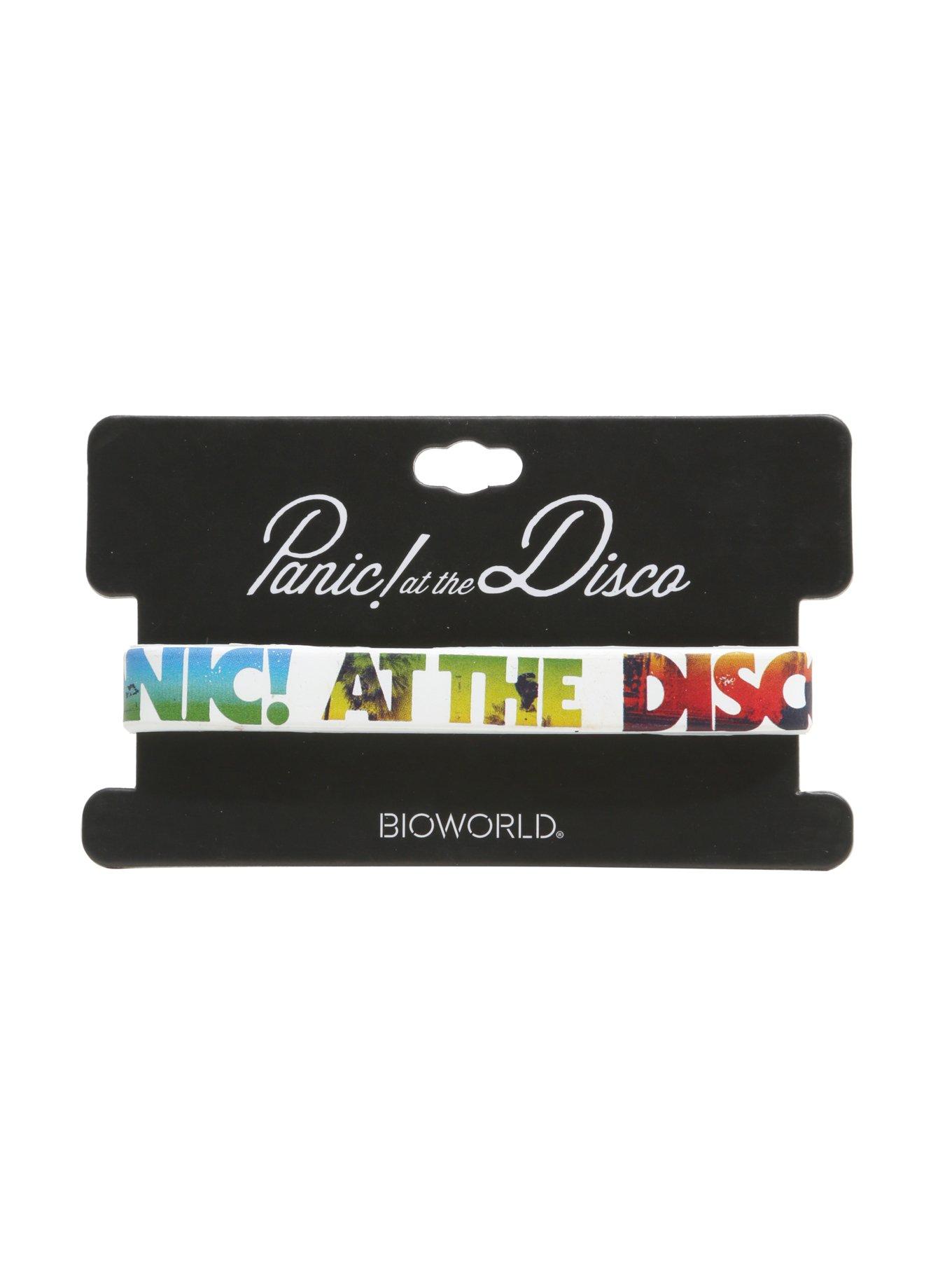 Panic! At The Disco Multi Color Rubber Bracelet, , hi-res