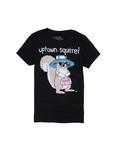 Uptown Squirrel Girls T-Shirt, BLACK, hi-res