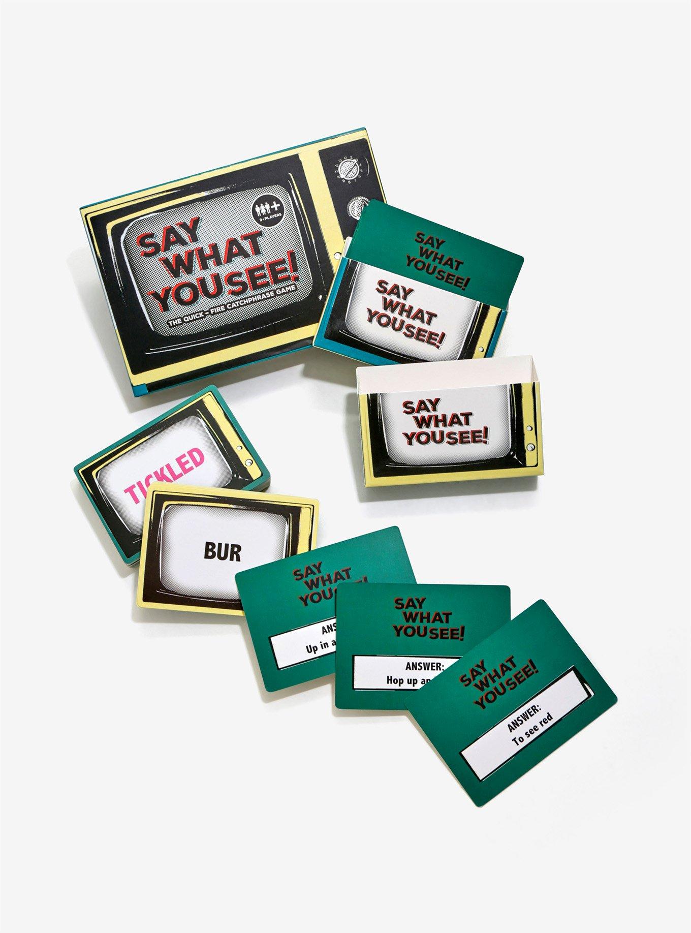 Say What You See Game