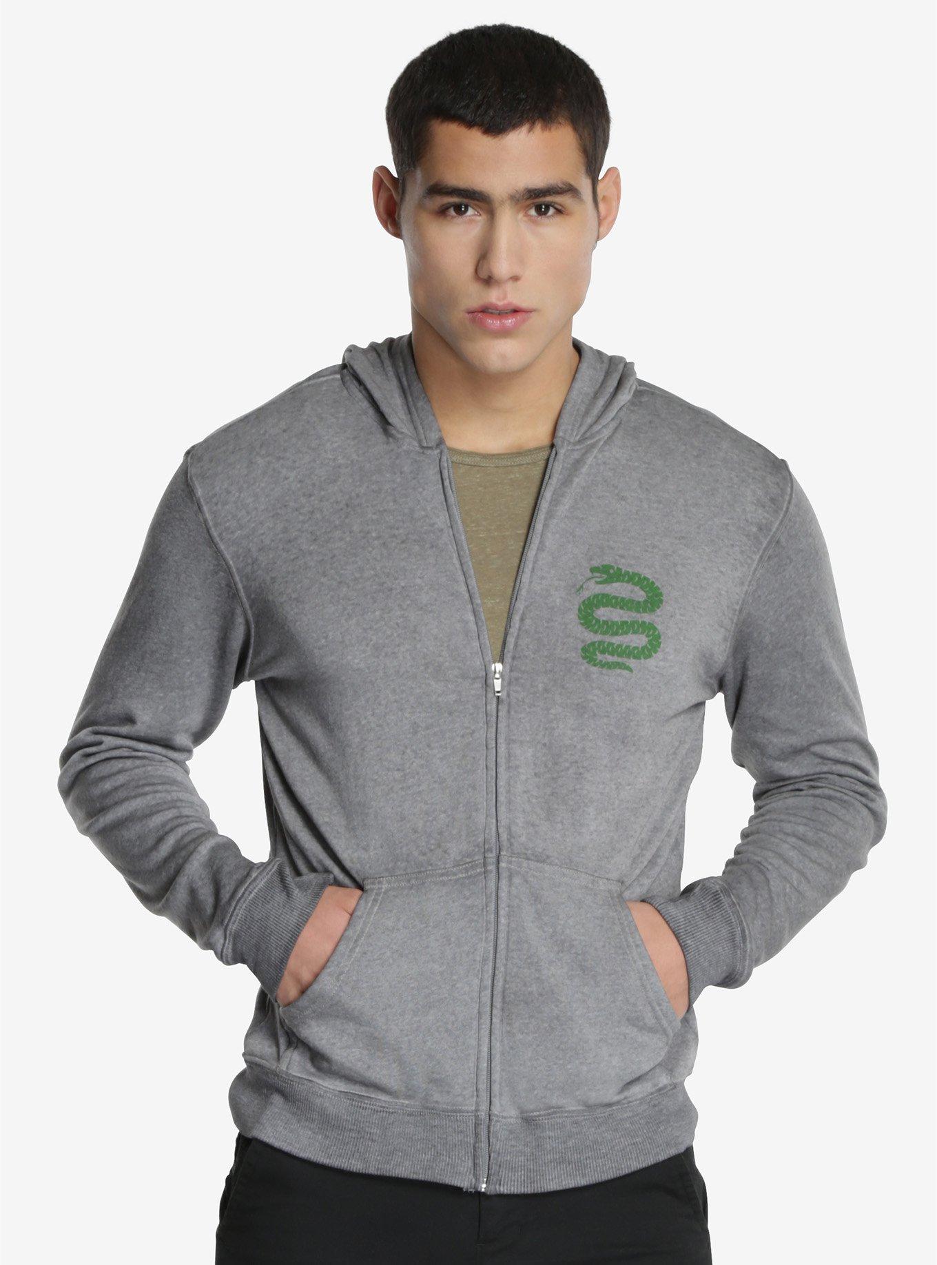 Harry Potter Slytherin Quidditch Captain Hoodie, GREY, hi-res