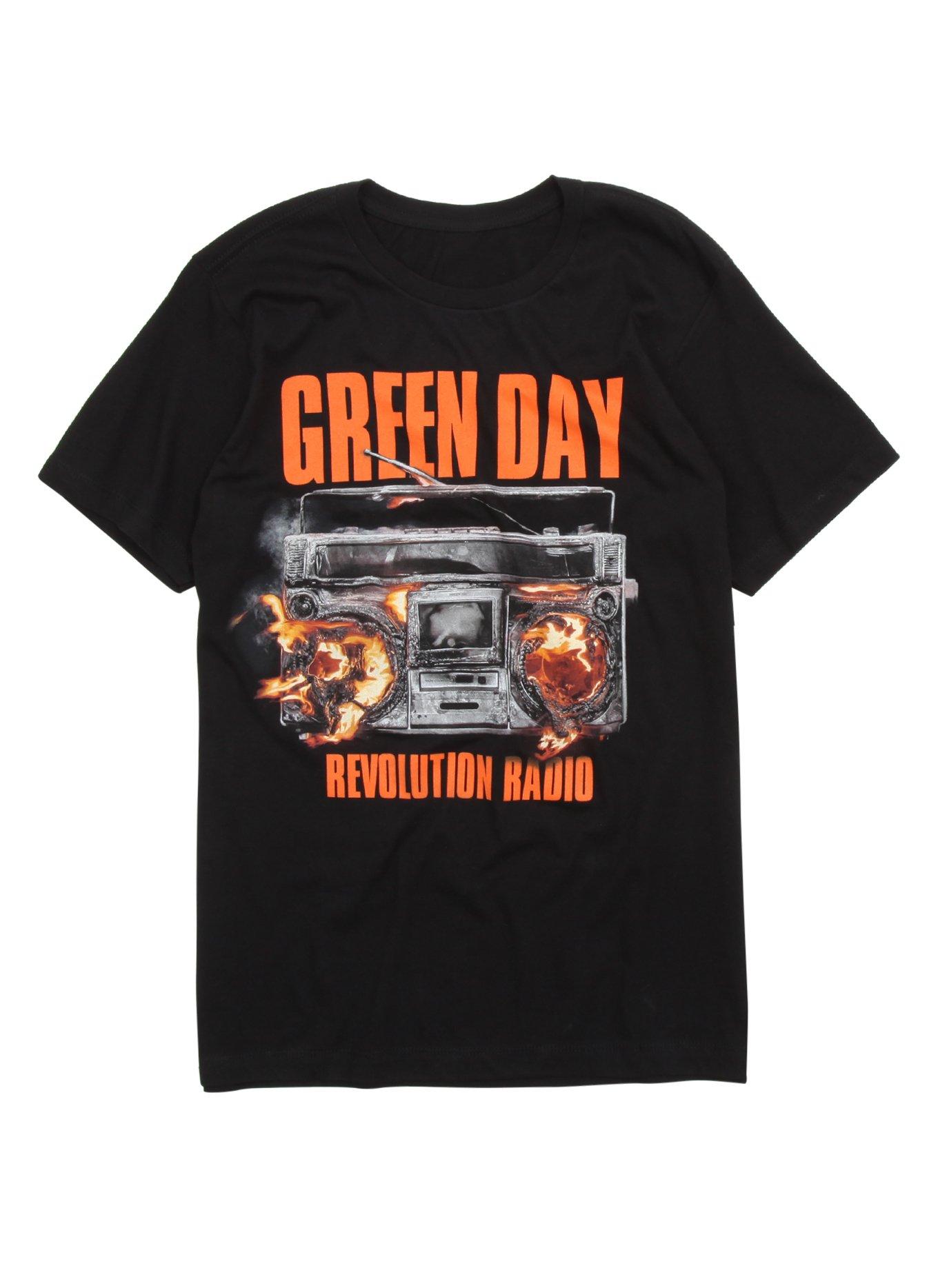 Green Day Revolution Radio Album T-Shirt, BLACK, hi-res