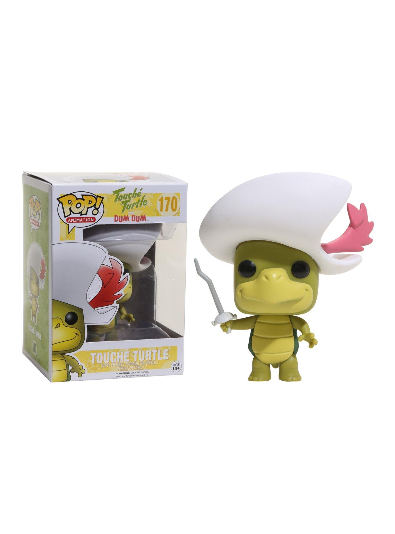Funko Hanna-Barbera Touch&eacute; Turtle And Dum Dum Pop! Animation Touch&eacute; Turtle Vinyl Figure, , hi-res