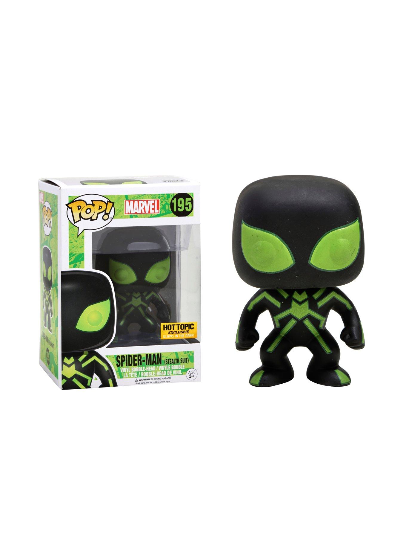 Funko POP! Marvel Black Suit Spider-Man Vinyl Bobble Head 