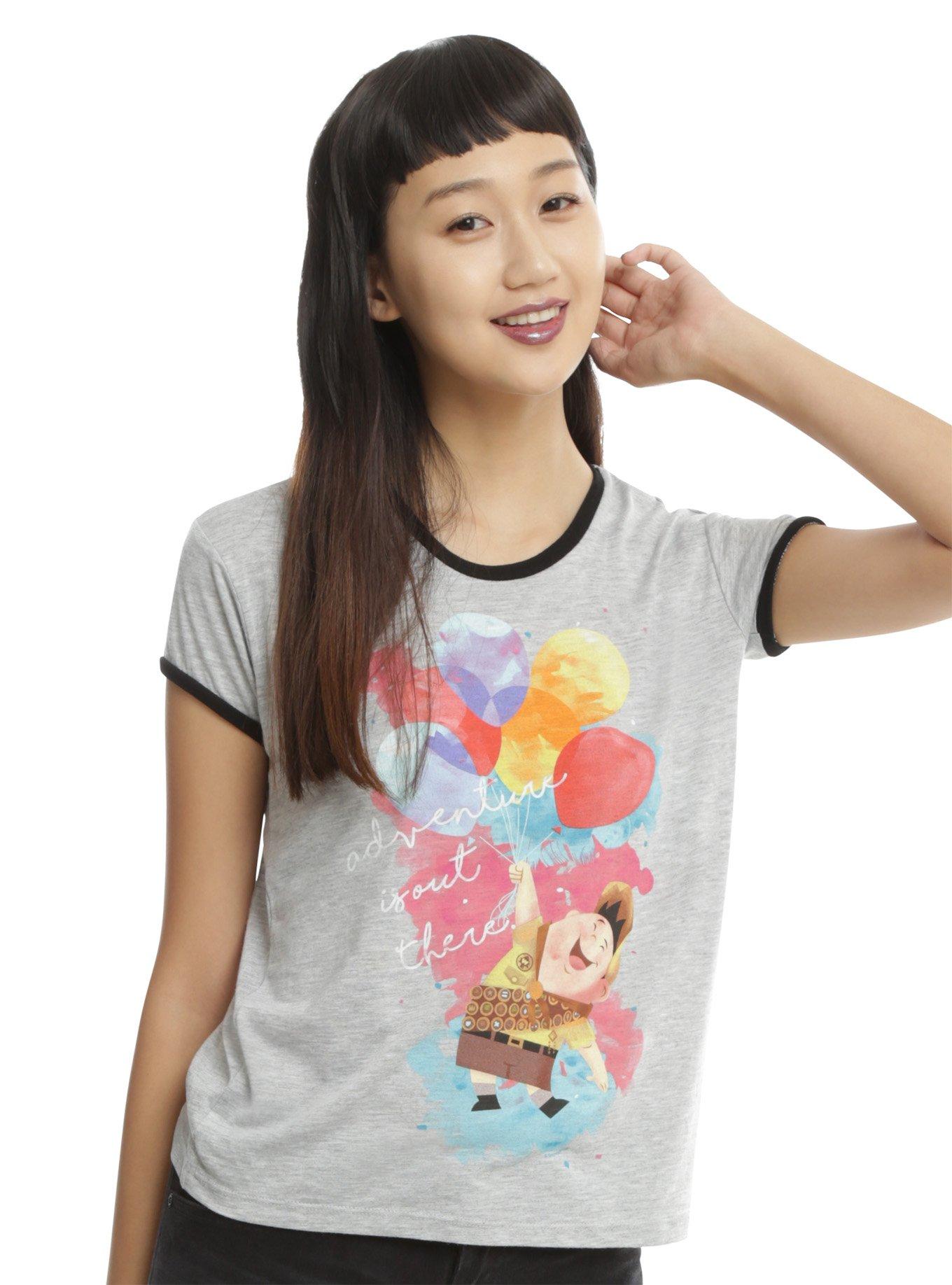 Disney Up House Girls Ringer T-Shirt, HEATHER GREY, hi-res