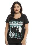 All Time Low Big Heart Girls T-Shirt Plus Size, BLACK, hi-res
