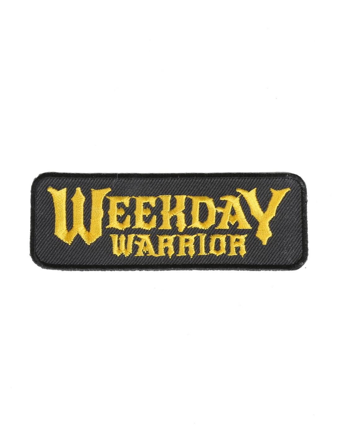 Son Of Zorn Weekday Warrior Iron-On Patch, , hi-res