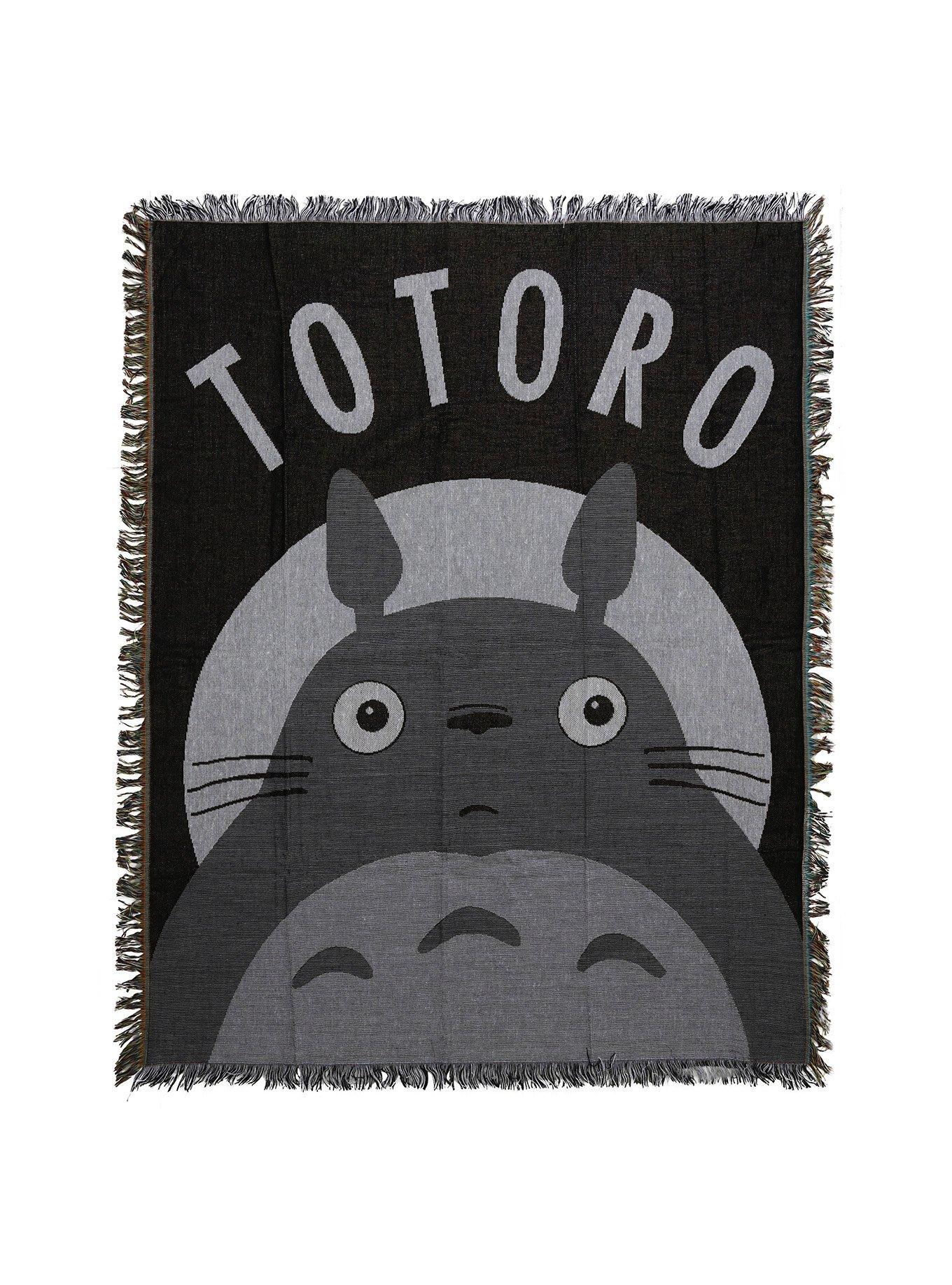 Studio Ghibli My Neighbor Totoro Woven Tapestry Throw Blanket Hot Topic