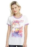 Disney Lilo & Stitch Ohana Means Family Girls Ringer T-Shirt, IVORY, hi-res