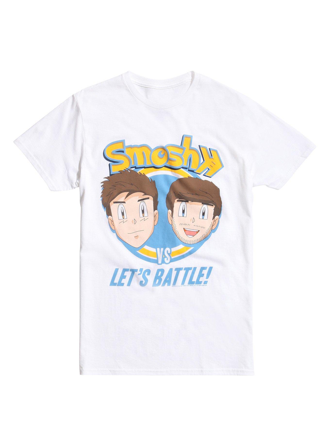 Smosh Ian Vs Anthony T-Shirt, WHITE, hi-res