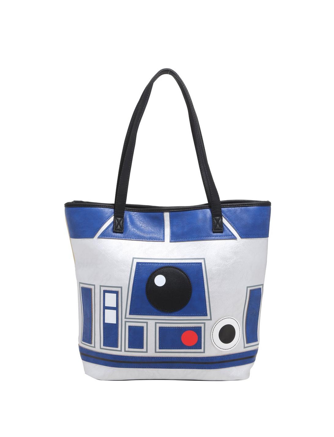Loungefly Star Wars R2-D2 C-3PO Metallic Droid Tote Bag, , hi-res