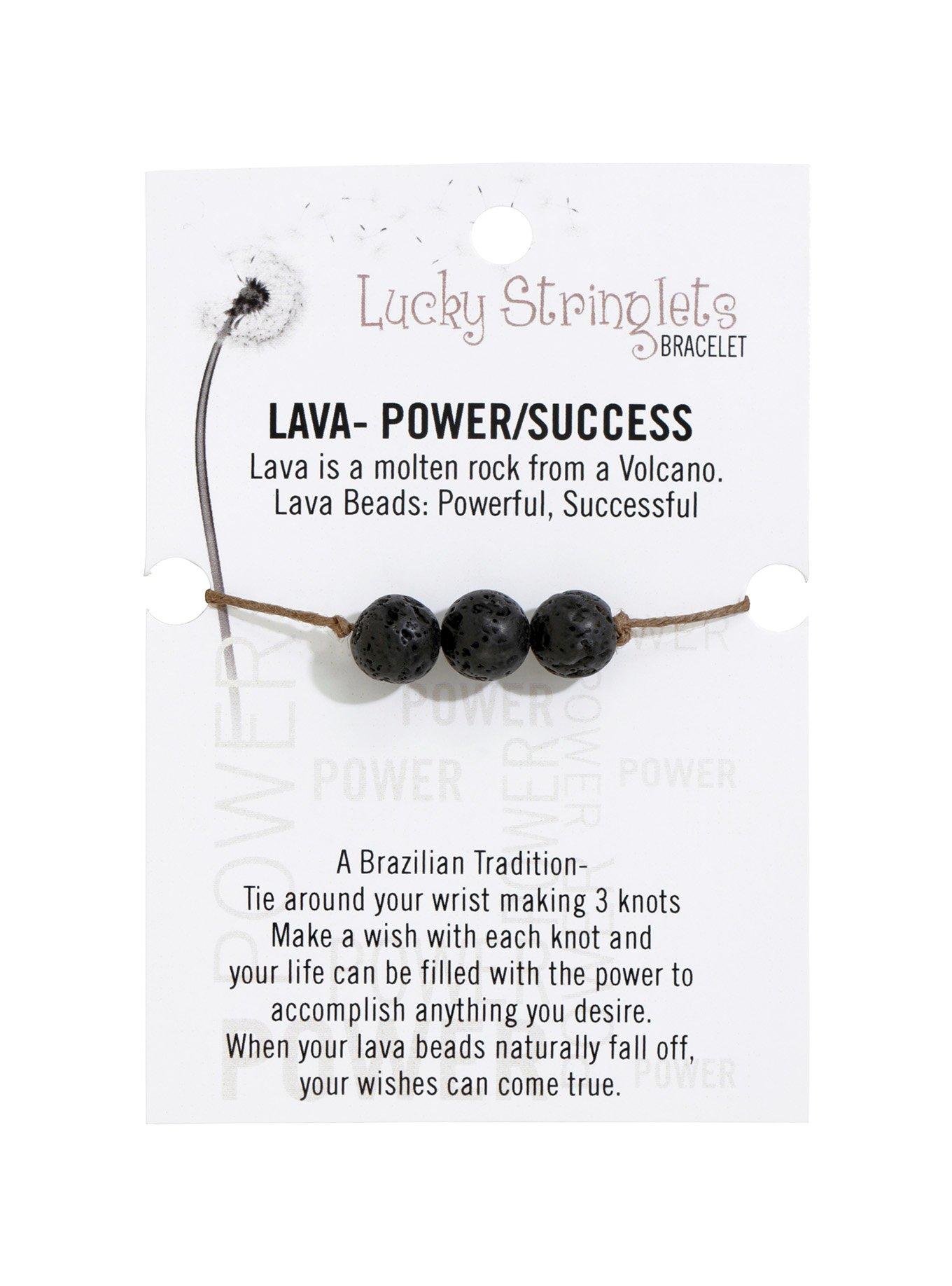 Lava Bead Stringlet Bracelet, , hi-res