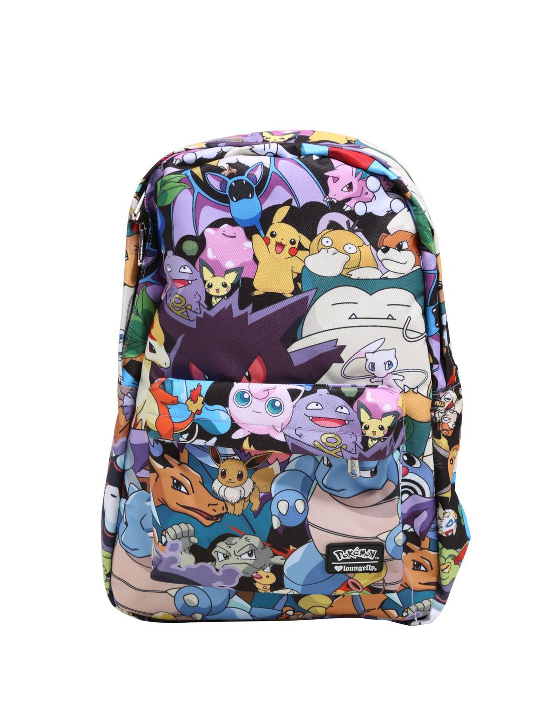 Loungefly Pokemon Evolutions Print Backpack, , hi-res