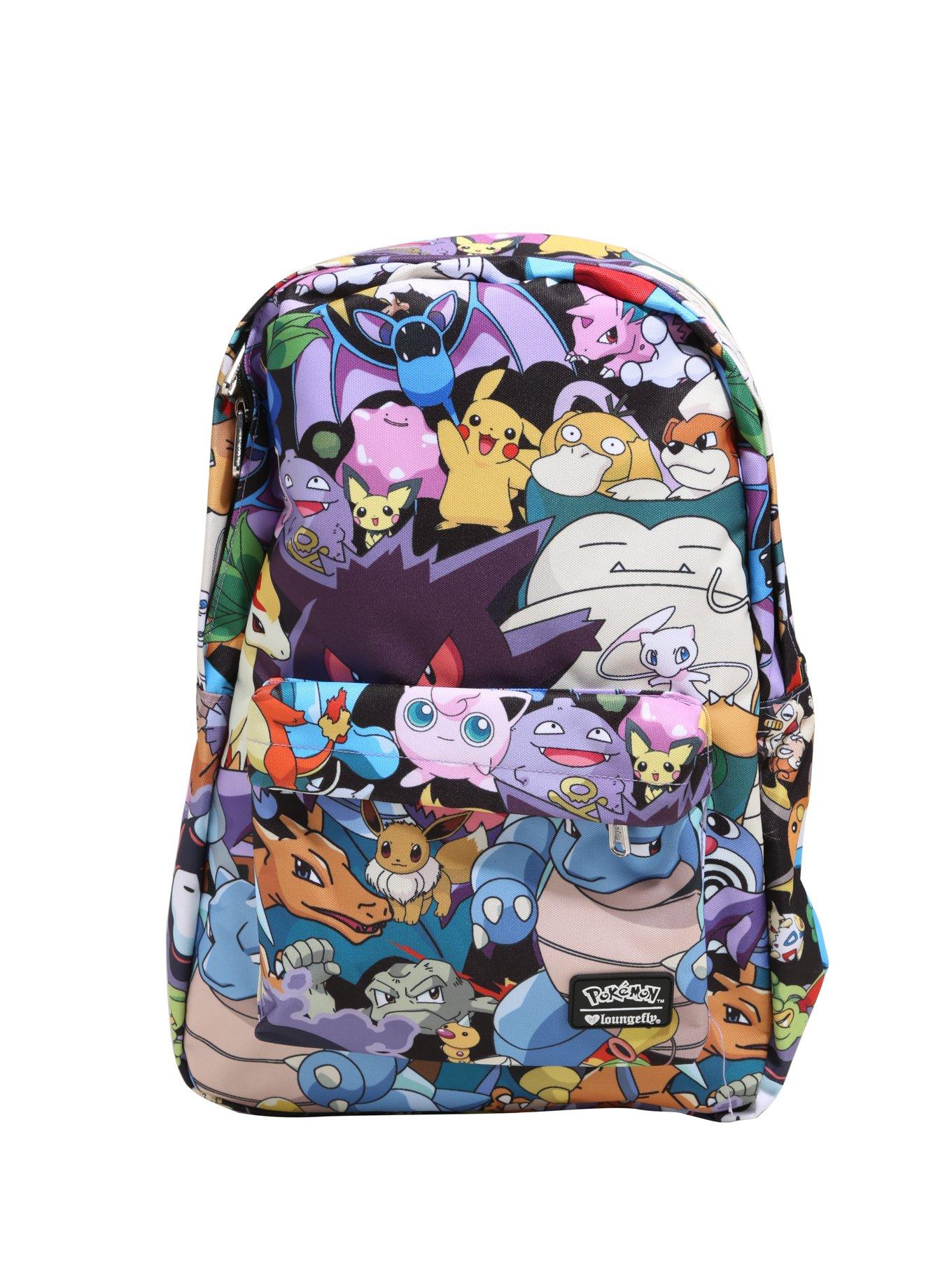 Loungefly Pokemon Evolutions Print Backpack, , hi-res