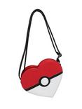 Loungefly Pokemon Poke Ball Heart Crossbody Bag, , hi-res