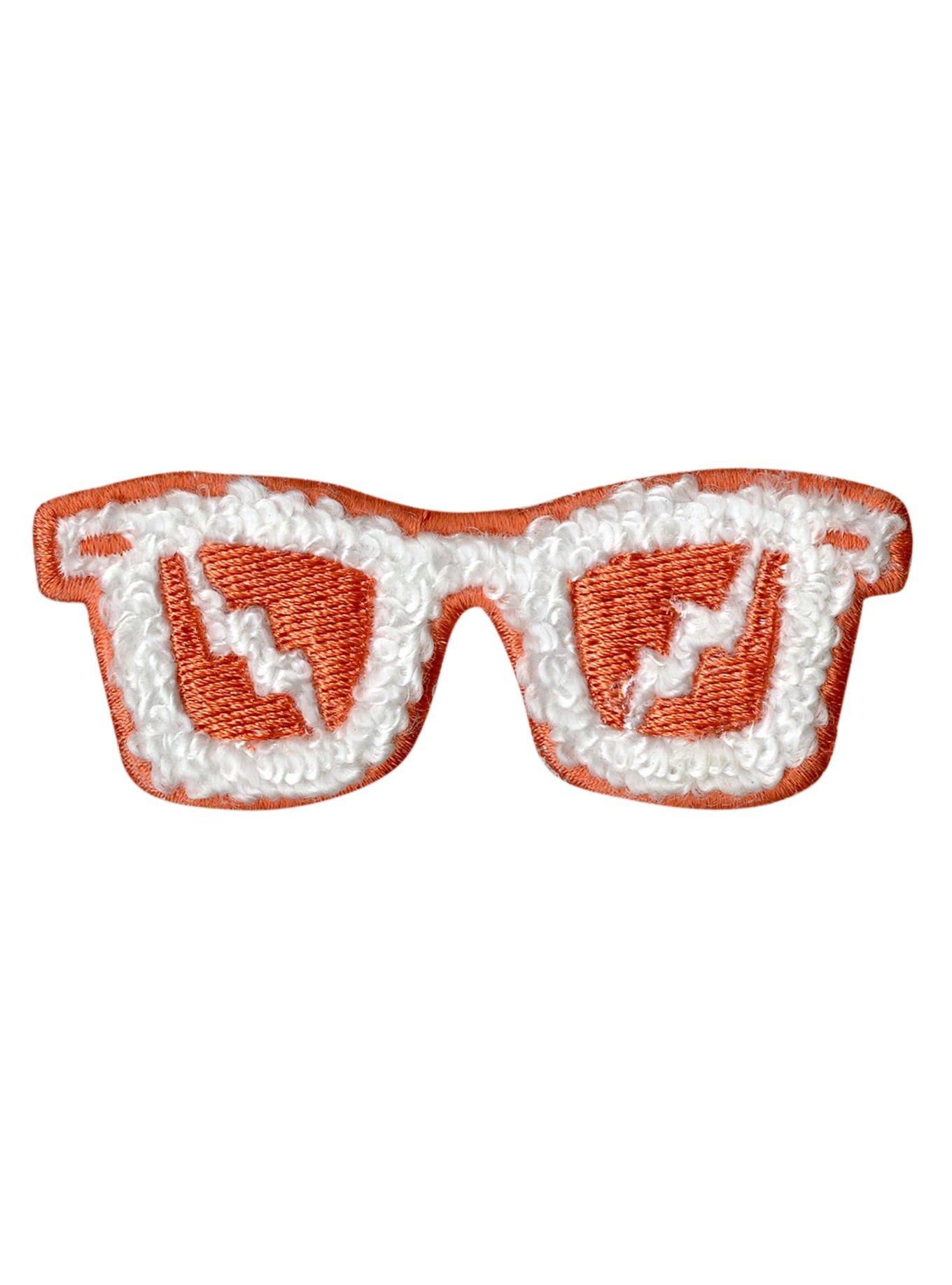 Sunglasses Chenille Iron-On Patch, , hi-res