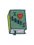 I Heart Books Patch, , hi-res