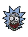 Rick And Morty Rick Face Iron-On Patch, , hi-res