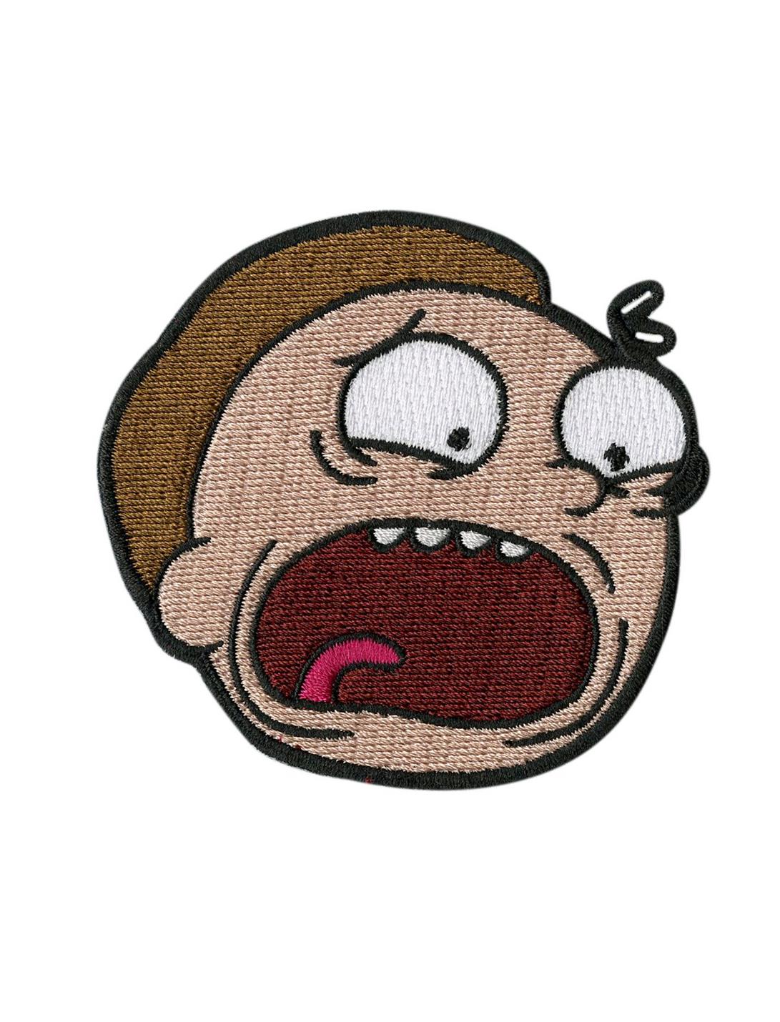 Rick And Morty Terrified Morty Iron-On Patch, , hi-res