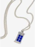 Doctor Who Sterling Silver TARDIS Necklace, , hi-res