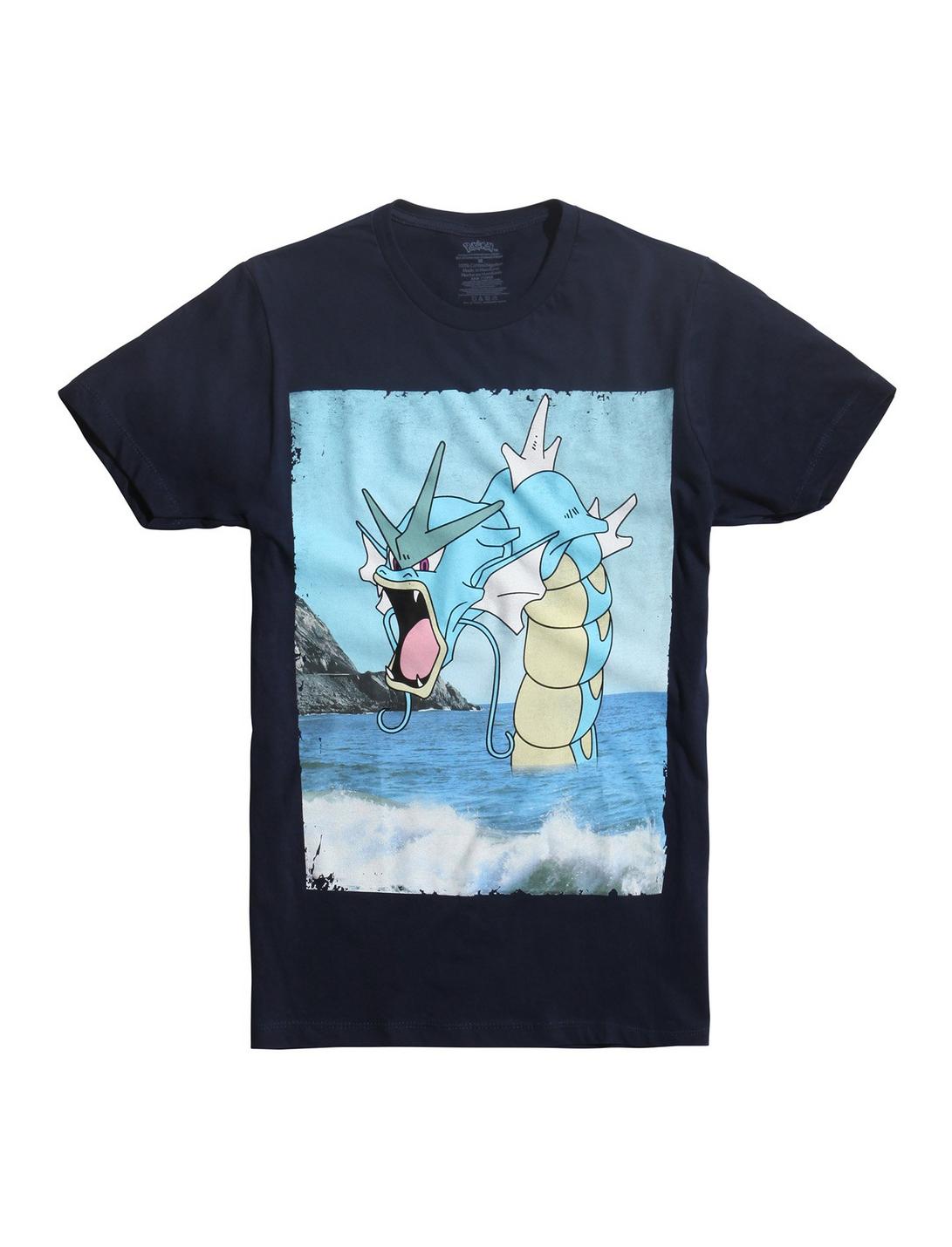 Pokemon Gyarados Sea T-Shirt, BLACK, hi-res