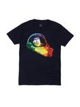 Disney Toy Story Buzz Lightyear Rainbow T-Shirt, BLACK, hi-res