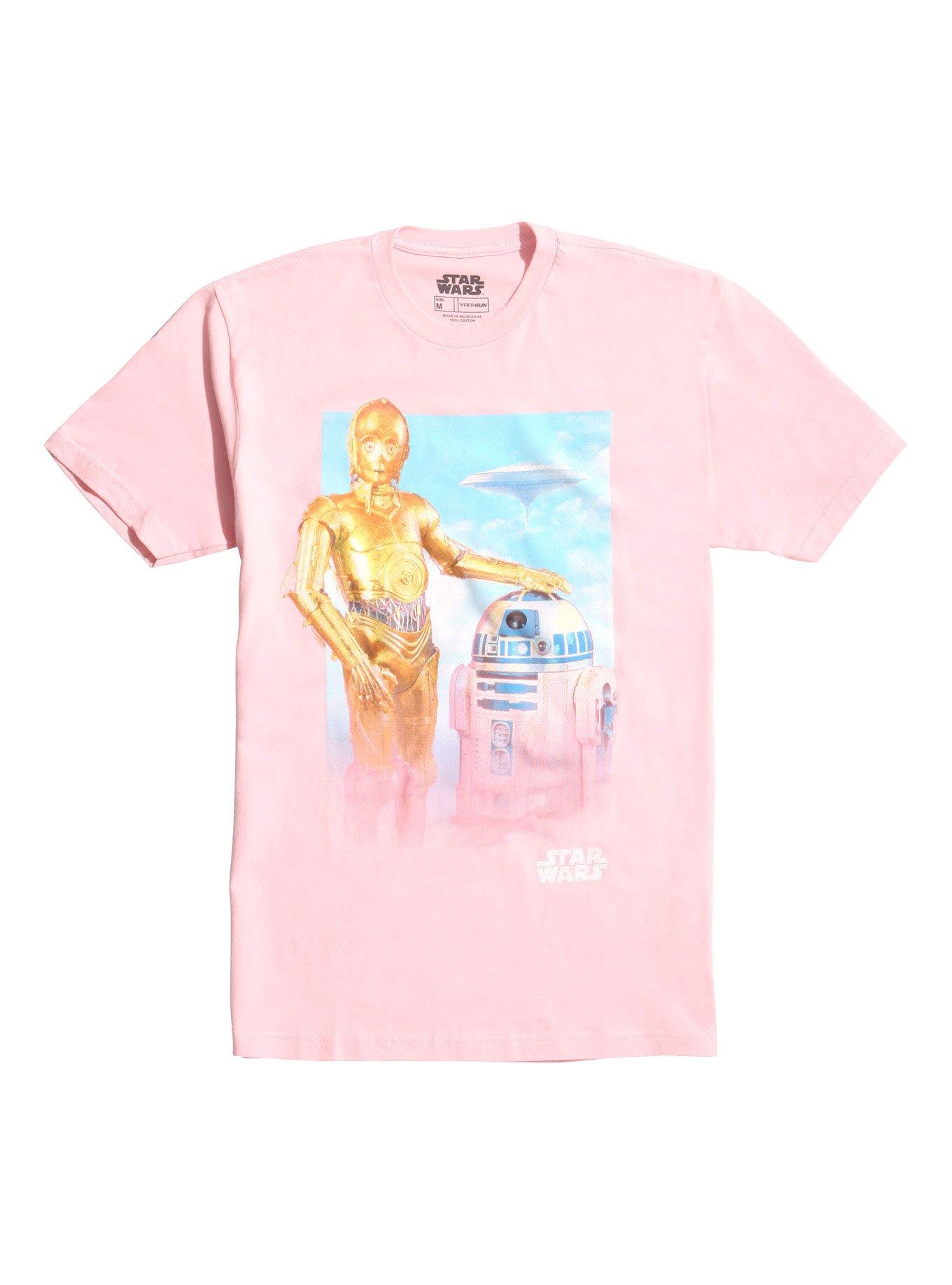 Star Wars C-3PO & R2-D2 T-Shirt, PINK, hi-res