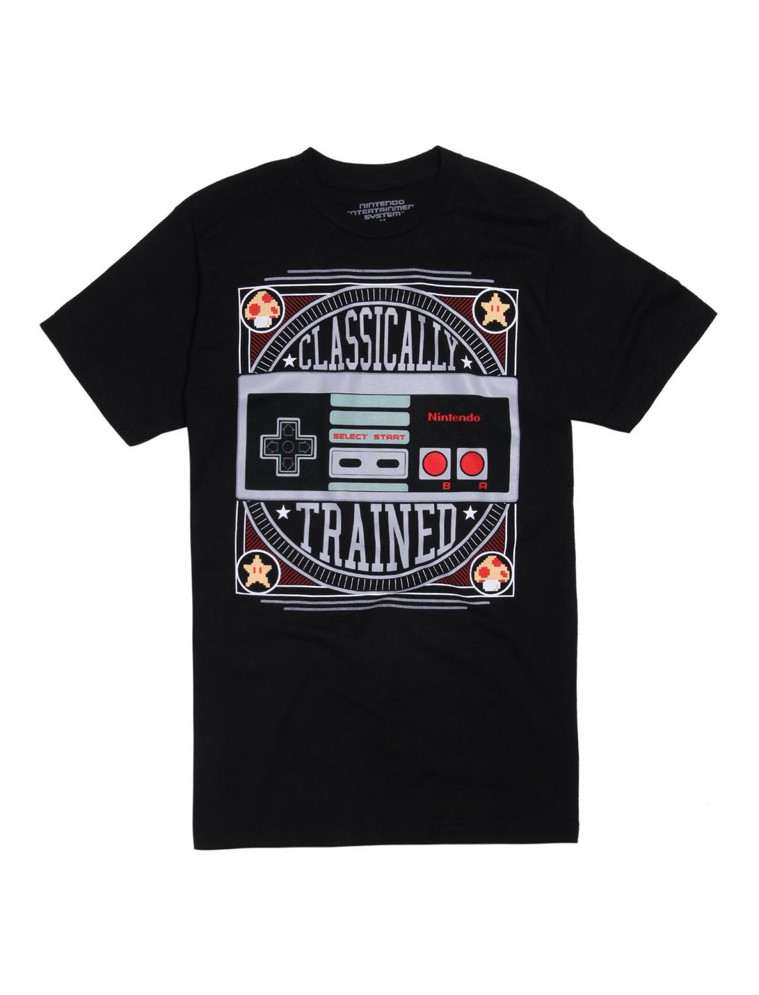 Nintendo Classically Trained T-Shirt, BLACK, hi-res