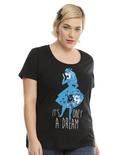 Disney Alice In Wonderland Only A Dream Girls T-Shirt Plus Size, BLACK, hi-res