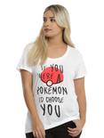 Pokémon Choose You Girls T-Shirt Plus Size, WHITE, hi-res