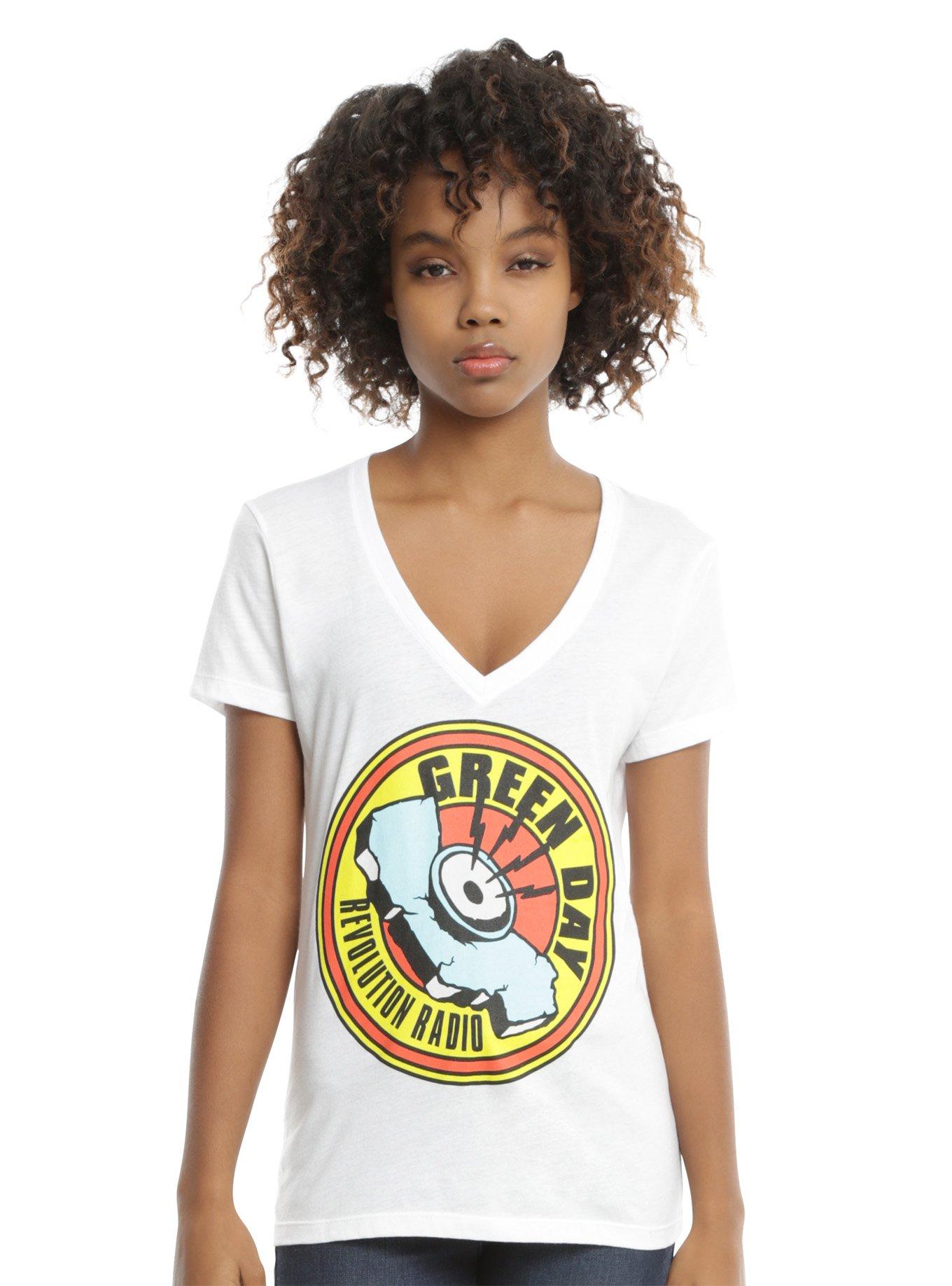 Green Day Revolution Radio Girls T-Shirt | Hot Topic