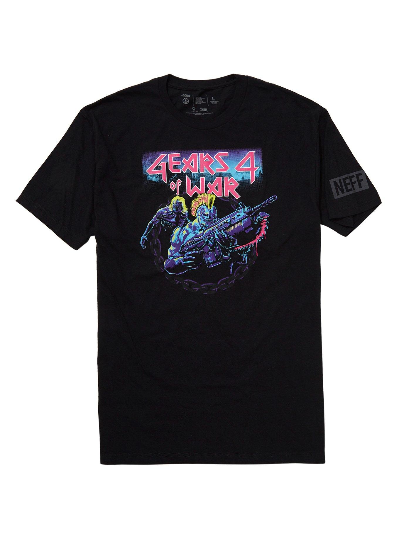 Gears Of War 4 X Neff Metal Locust Horde T-Shirt, BLACK, hi-res