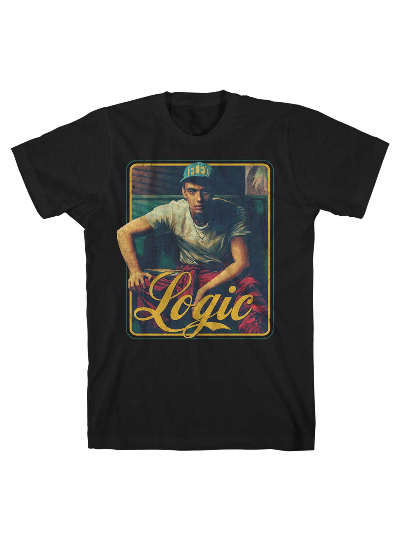 Logic Tarantino Pose T-Shirt, BLACK, hi-res