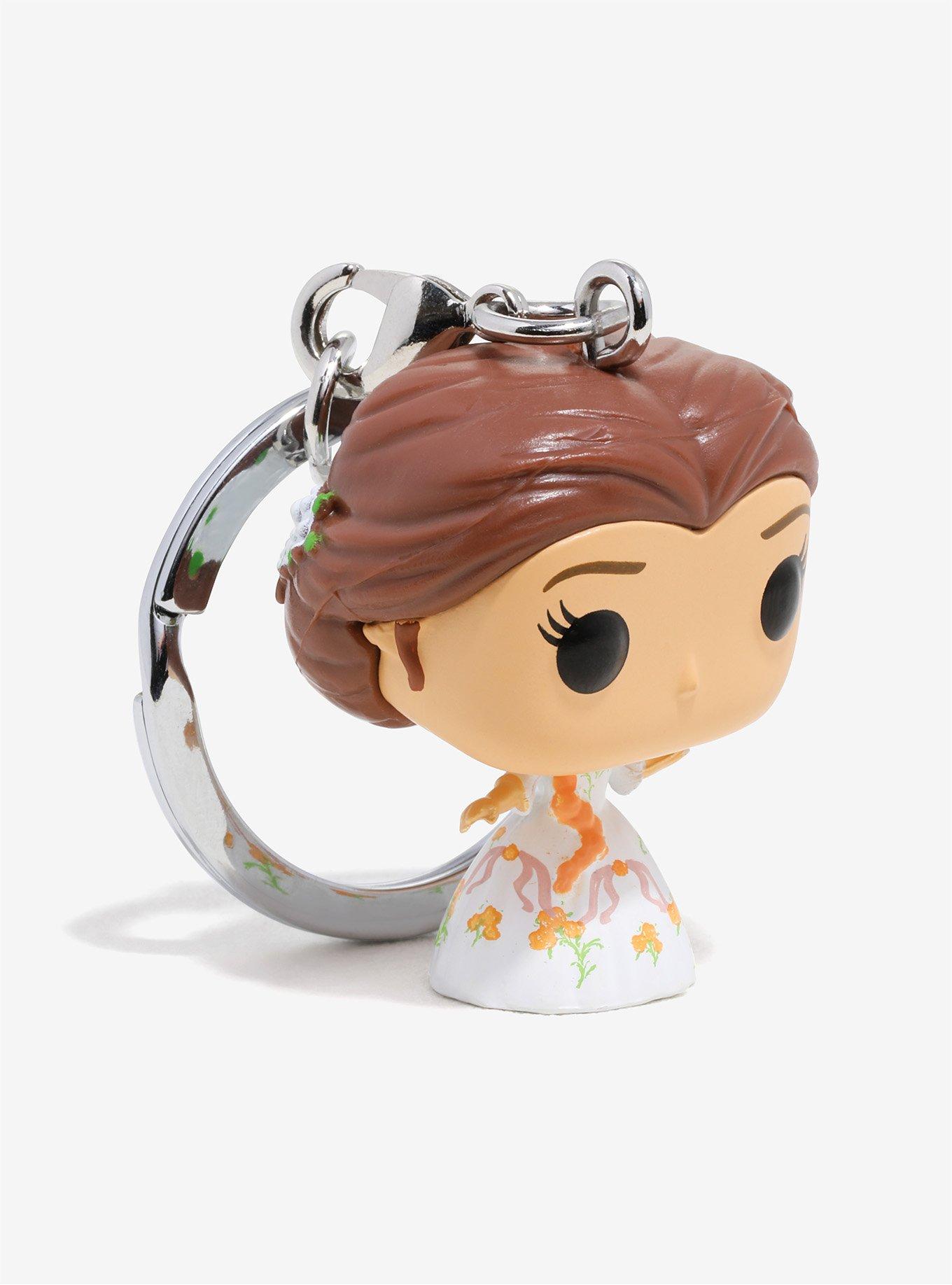 Funko Pocket Pop Disney Beauty And The Beast Belle Celebration Dress Key Chain BoxLunch