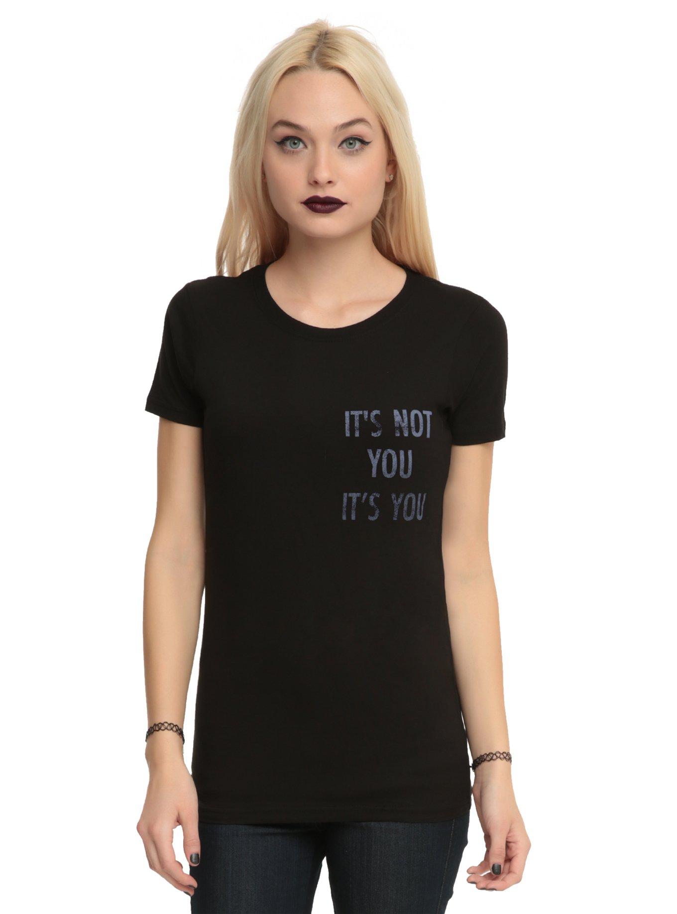 It's Not You Girls T-Shirt, BLACK, hi-res