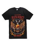 Five Finger Death Punch Got Your Six Crest T-Shirt, BLACK, hi-res